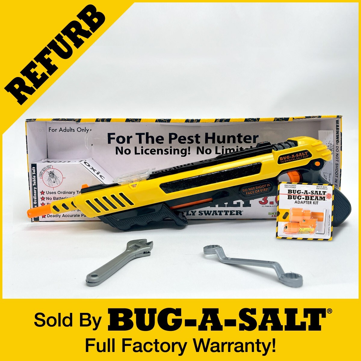 Refurbished BUG-A-SALT Yellow 3.0 Bug-Beam Combo gallery