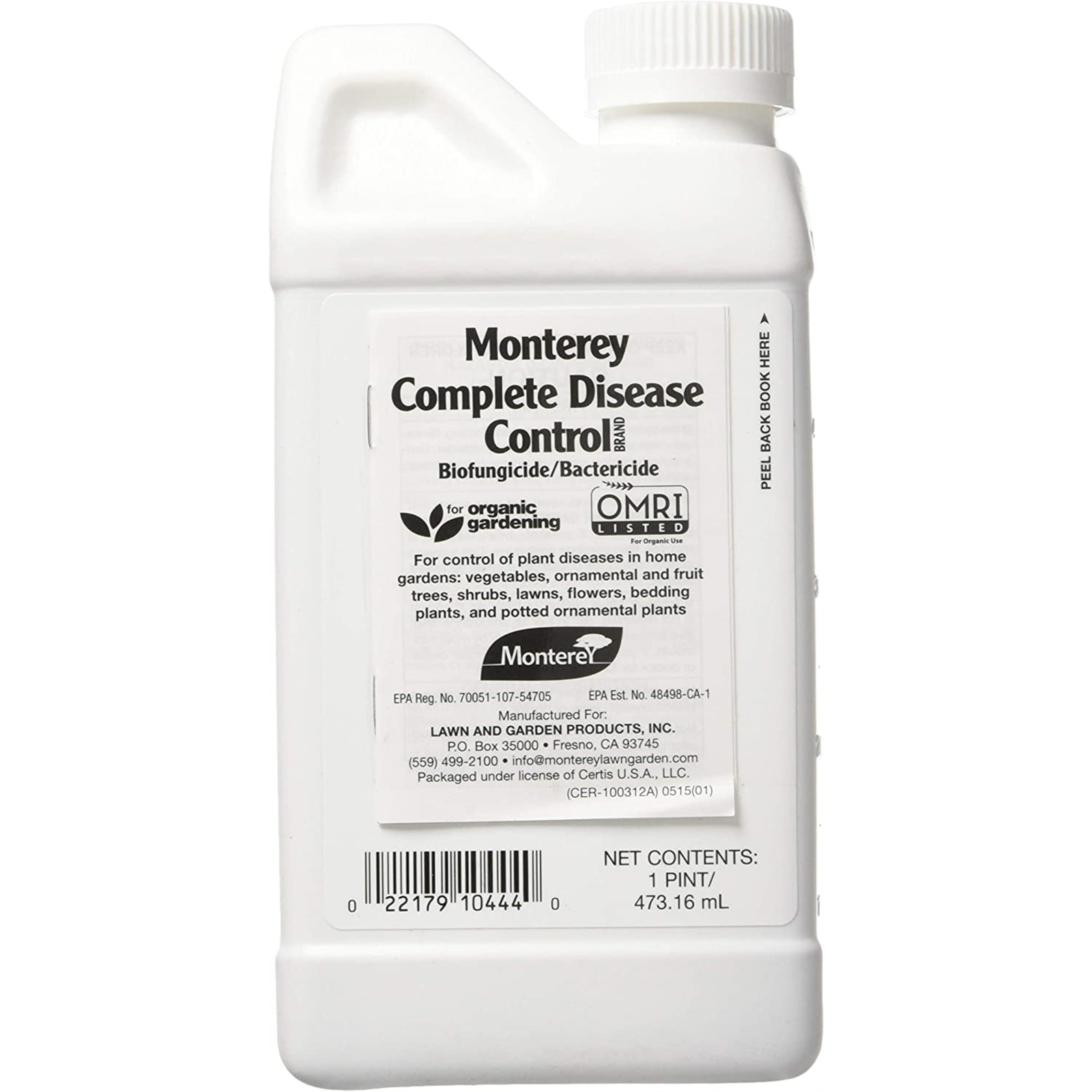 Monterey Complete Concentrate Fungicide & Bactericide for Control, 16 Oz gallery