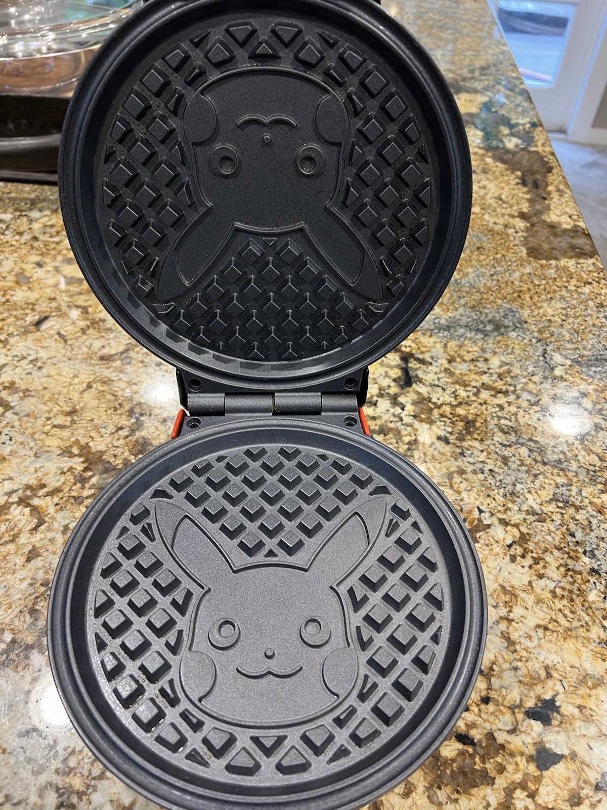 Uncanny Brands Pokemon Pikachu Non-Stick Waffle Maker 550W 120V WM1-POK-PIK gallery