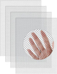 4Pack 5Mesh 10” X 14” Wire Mesh Screen, 304 Stainless Steel Anti-Rusted Mesh S