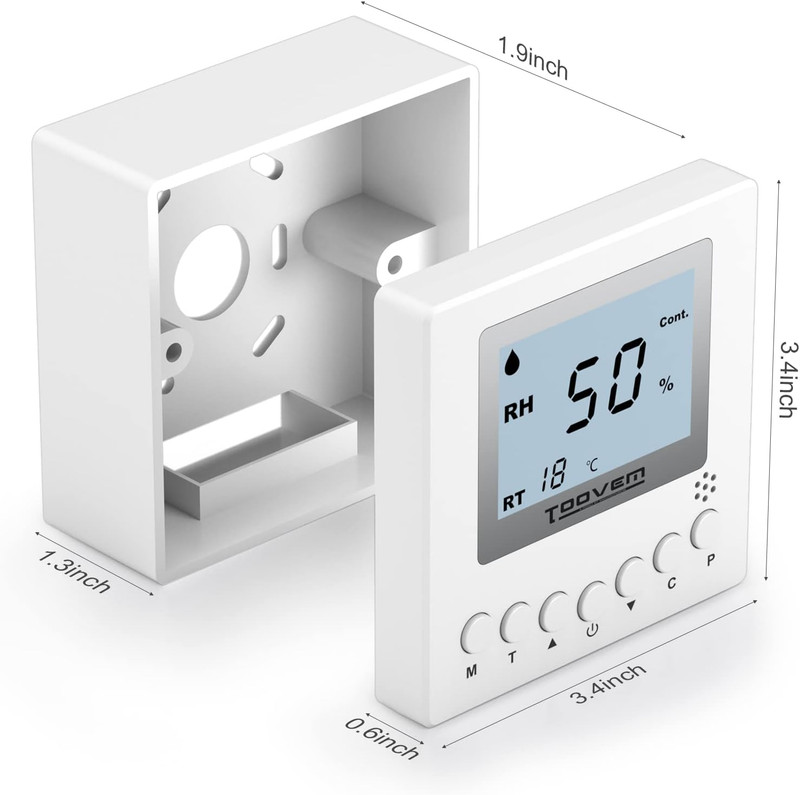 Baseaire Dehumidifier Remote Controller for Digital Humidity, Temperature, Adapt gallery