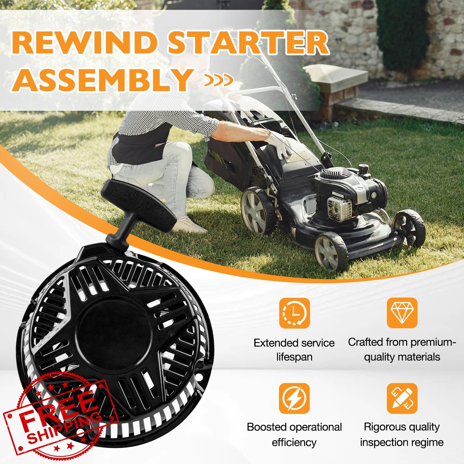 HQPASFY WGen3600 Recoil Starter Assembly gallery