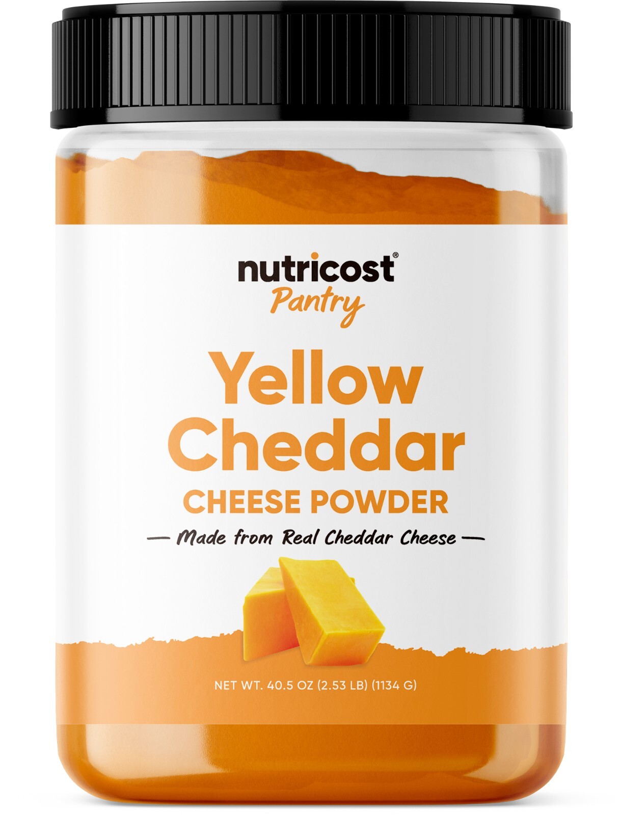 Nutricost Pantry Yellow Cheddar Cheese Powder (2.5 Pounds Per Bottle) gallery