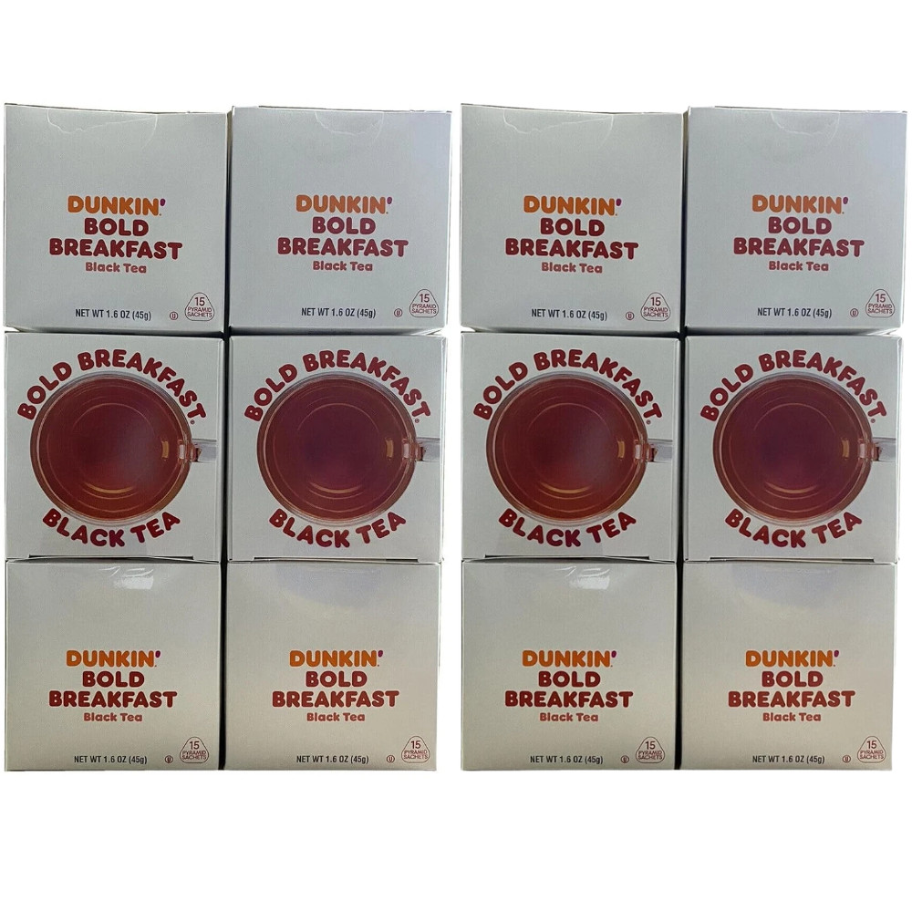 Dunkin Bold Breakfast Black Tea 180 Tea Bags (12 Boxes of 15) gallery