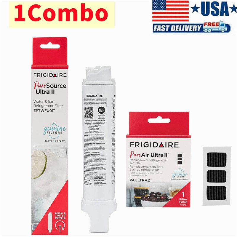 1 Combo Frigidaire Puresource Ultra II EPTWFU01 Water Filter & PAULTRA2 Air Filt gallery