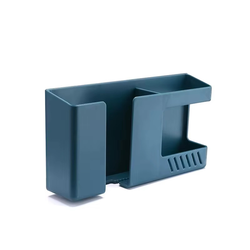 1PC Wall-Mounted Non-Punching Remote Control Storage Box Rack TV Air Conditionin gallery