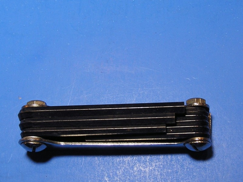 Eklind Tool No.91 Folding Hex Key Set 5/64 - 1/4 Made In USA Chicago gallery