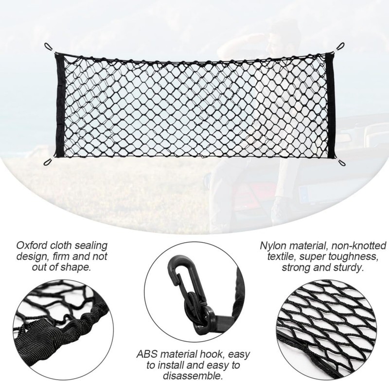 SUV Car Accessories Envelope Style Trunk Cargo Net Storage Organizer Universal gallery