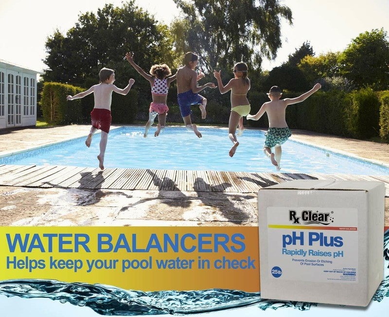 Rx Clear pH Plus Increaser Granular Soda Ash Chemical For Swimming Pool - 5 lbs gallery