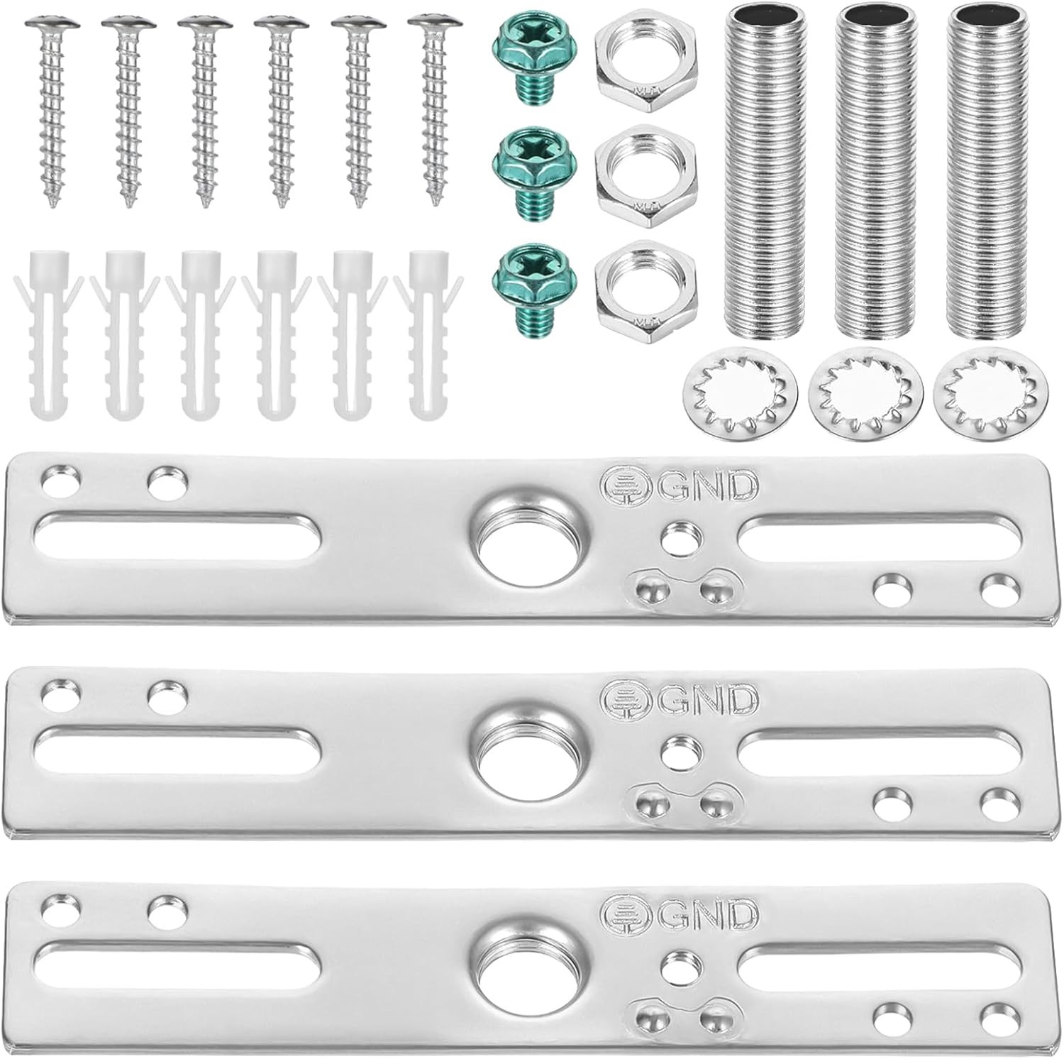 3 Pack 4" Ceiling Light Mounting Bracket Kit Crossbar Hardware for Fixtures gallery