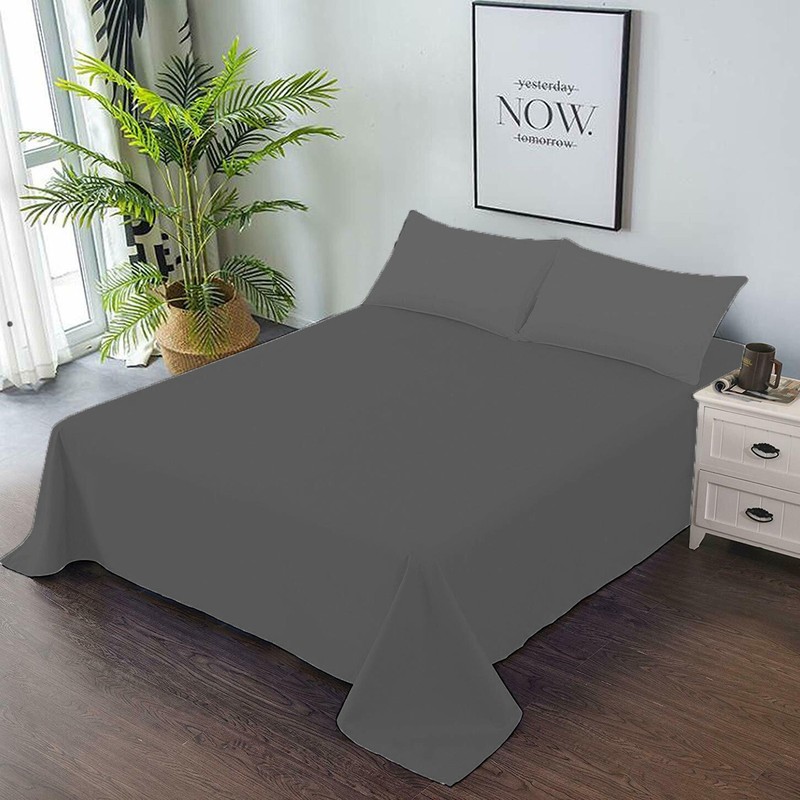 Select Bedding Set 1000 Thread Count 100% Egyptian Cotton Gray Solid gallery