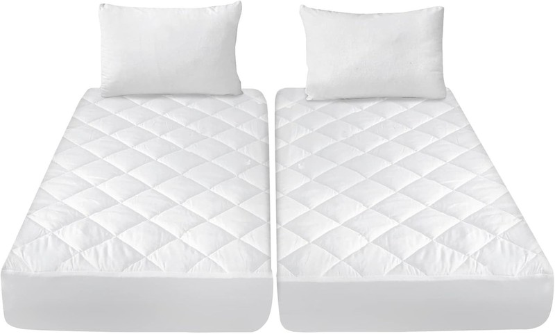 Split King Mattress Pad for Adjustable Bed Ultra Soft Mattress Topper Protector gallery