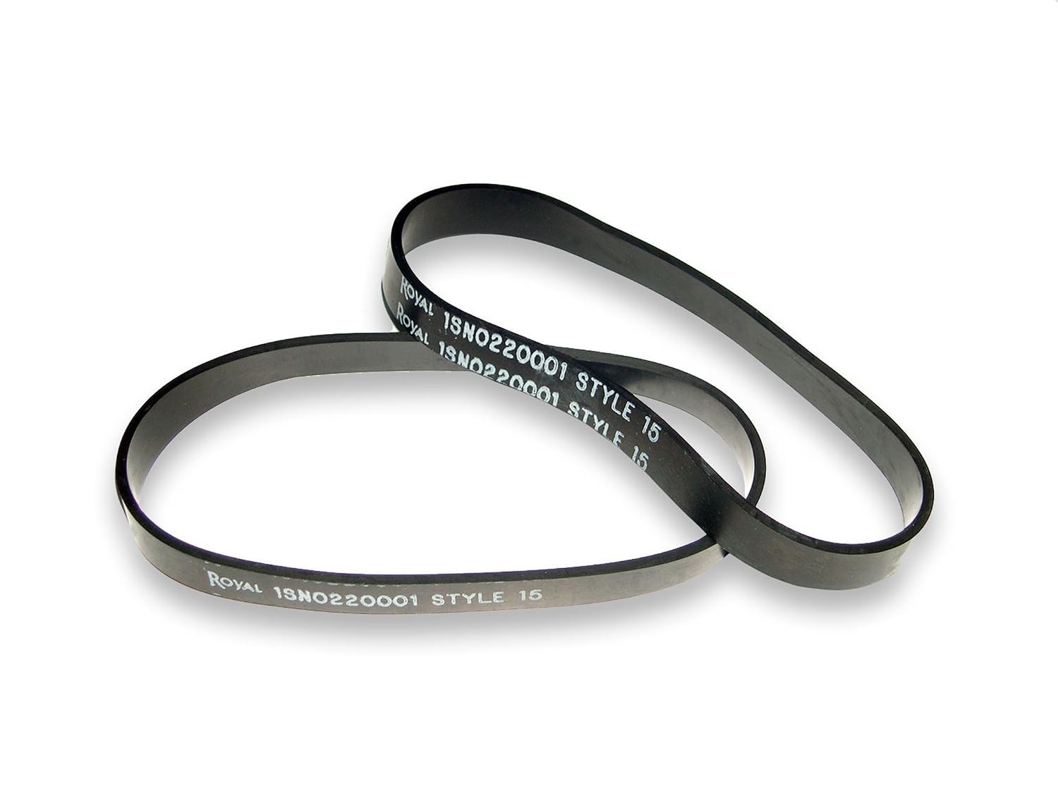 Effortless Replacement Royal Vacuum Belts - 2-Pack Style 15 for Long-lasting Use gallery
