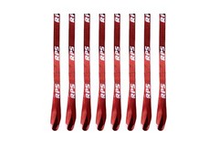 Racingpowersports Soft Loop Tie Down Straps 4500lbs Motorcycle ATV 8PCS 1×8 Red