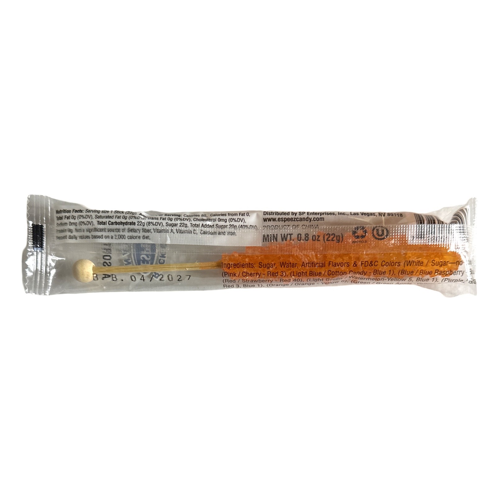 Colorful Rock Candy Sticks Lollipops, Made with Cane Sugar, Assorted colors | 6 gallery