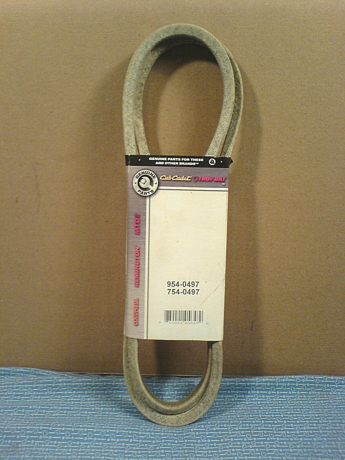 CUB CADET MTD MOWER DECK PTO DRIVE BELT. 954-0497 754-0497 NEW OEM R-10, R-8 gallery