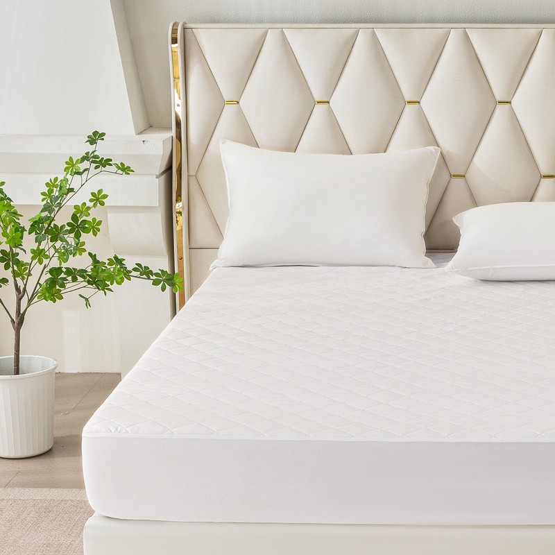 Super Soft Antimicrobial Mattress Pad Moisture Wicking Stain Release Washable US gallery