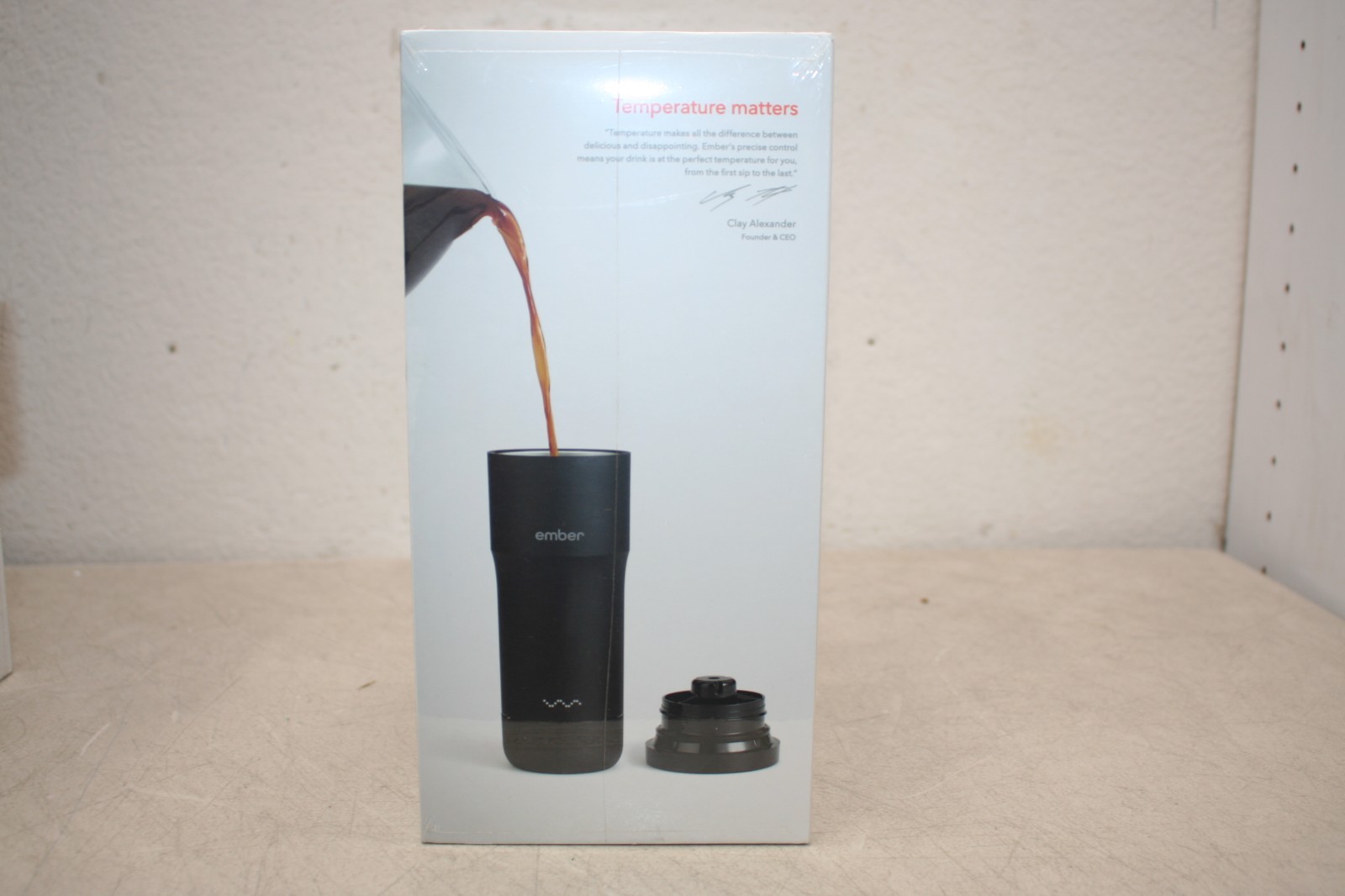 Ember Temperature Control 12oz Smart Travel Mug -Black, New gallery