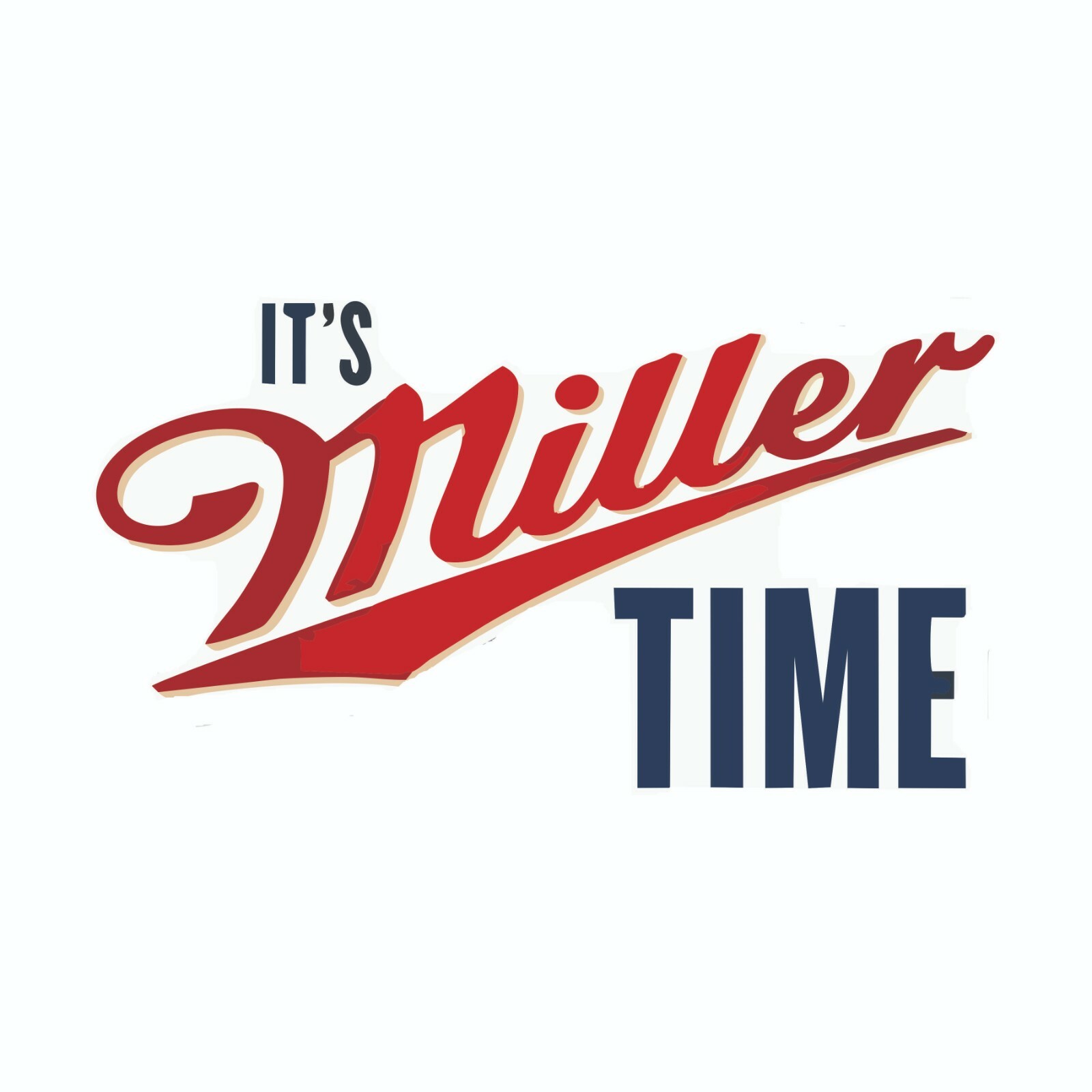Its Miller Time Beer Decal / Bumper Sticker gallery