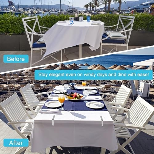 16 Pcs Tablecloth Clips,Table Cloth Holder Clips,Metal Picnic Table gallery