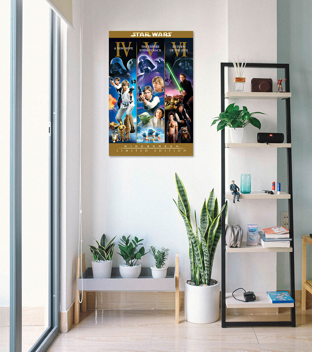 Star Wars Widescreen - Movie Poster / Print (Dvd Release) (Size: 27" X 40") gallery