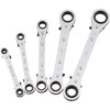 Ironton Ratcheting Box End Wrench Set, 5-Pc., AISI 1045 Steel, Fine-Tooth, SAE gallery
