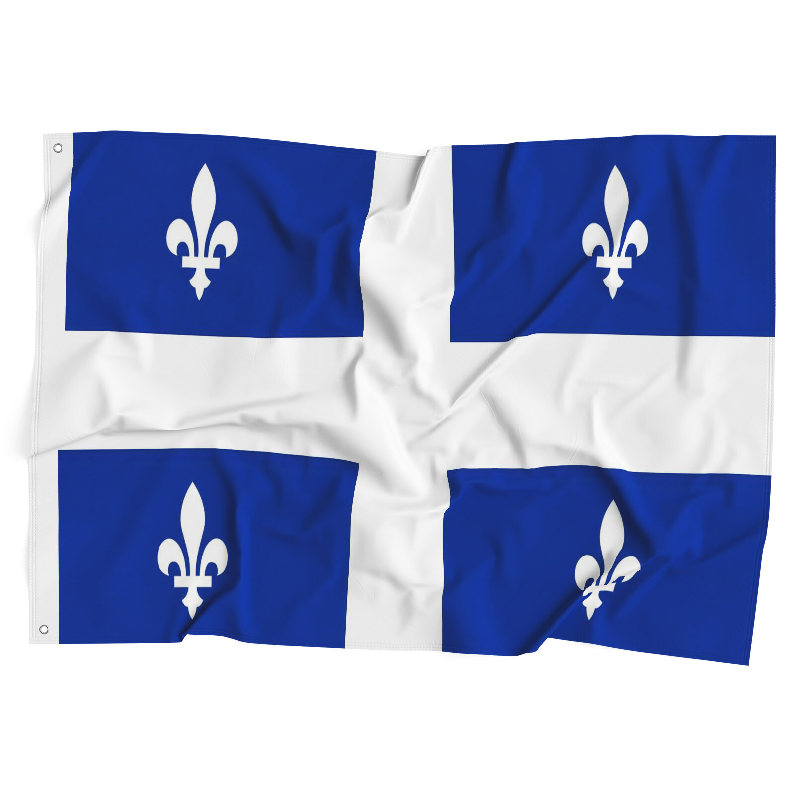 3x5 ft Quebec Flag - Canadian Province of Quebec Flags Polyester Banner gallery