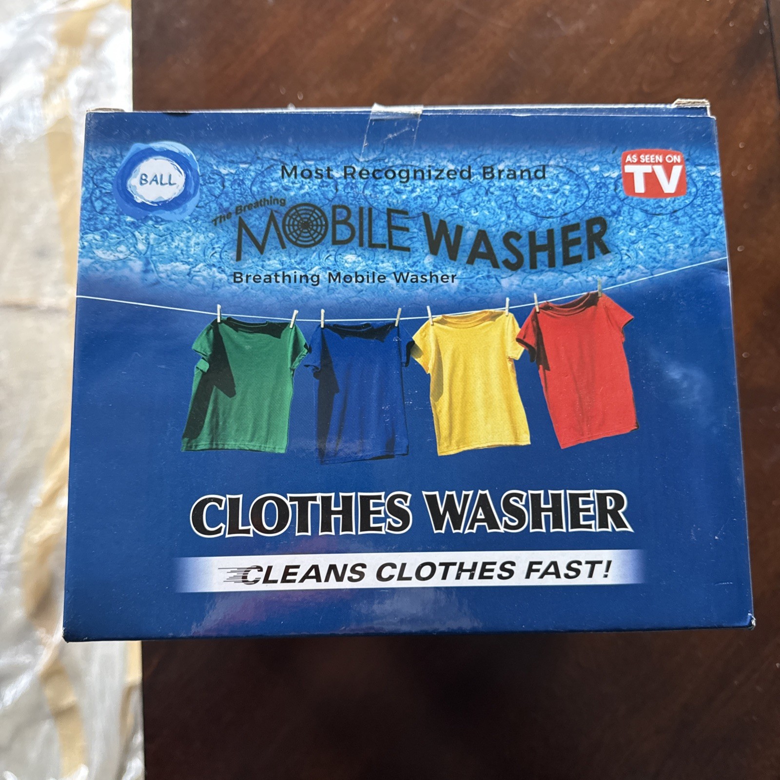 Breathing Mobile Washer - Portable Hand Powered 1 Count (Pack of 1), Blue gallery