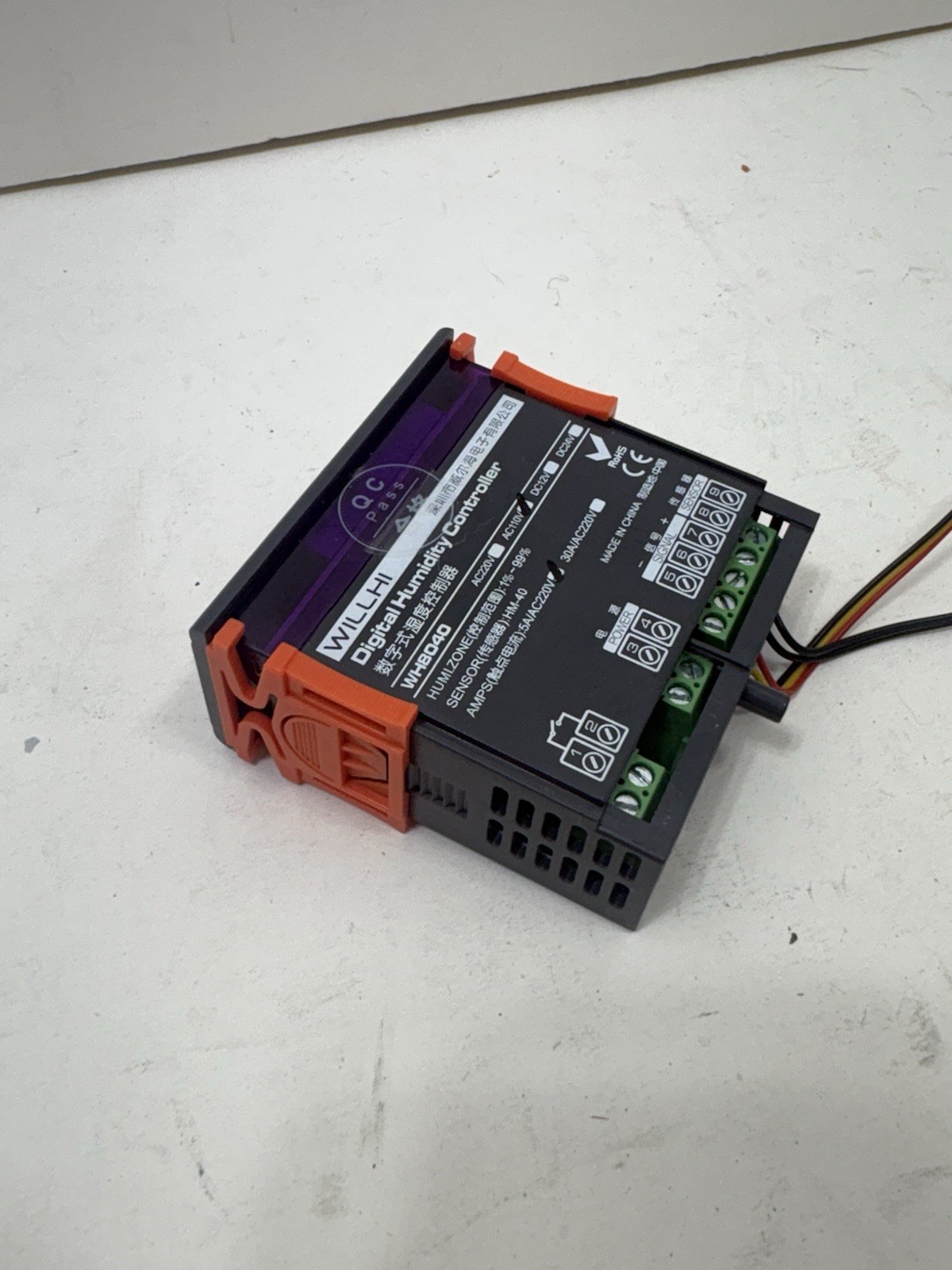 WILLHI WH8040 Digital Humidity Controller Electronic Humidity Control 12v Used gallery