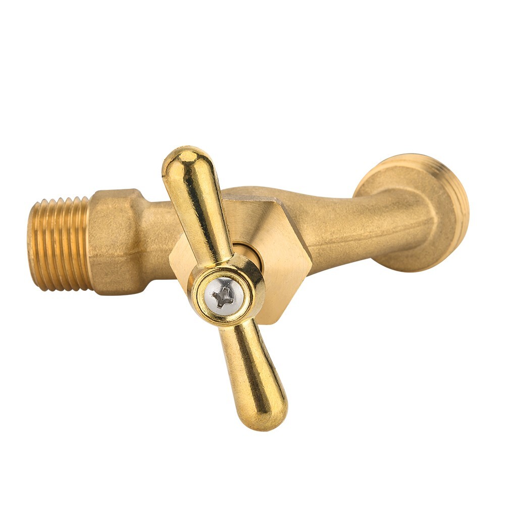 5 PCS EFIELD Outdoor Garden Hose Faucet /Valve 1/2" Male NPT×3/4" Male GHT gallery