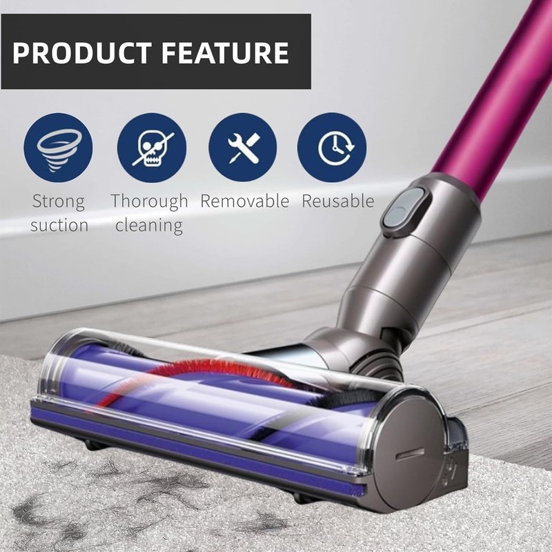 Quick-Release Motorhead Cleaner for Dyson V6 DC58 DC59 DC62 DC72 DC74 SV04 SV06 gallery