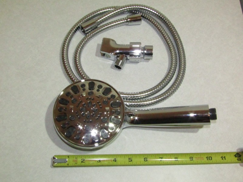 High Pressure Free Flow Modified Shower Head Power Flow 10.5gpm Xtra Large Head gallery