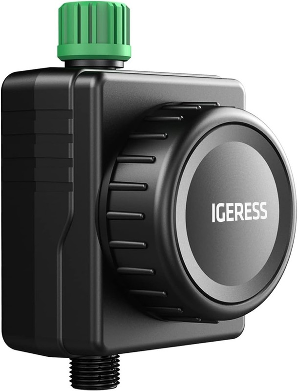 IGERESS Smart Water Hose Sprinkler Timer with WiFi App Control - No Hub Required gallery