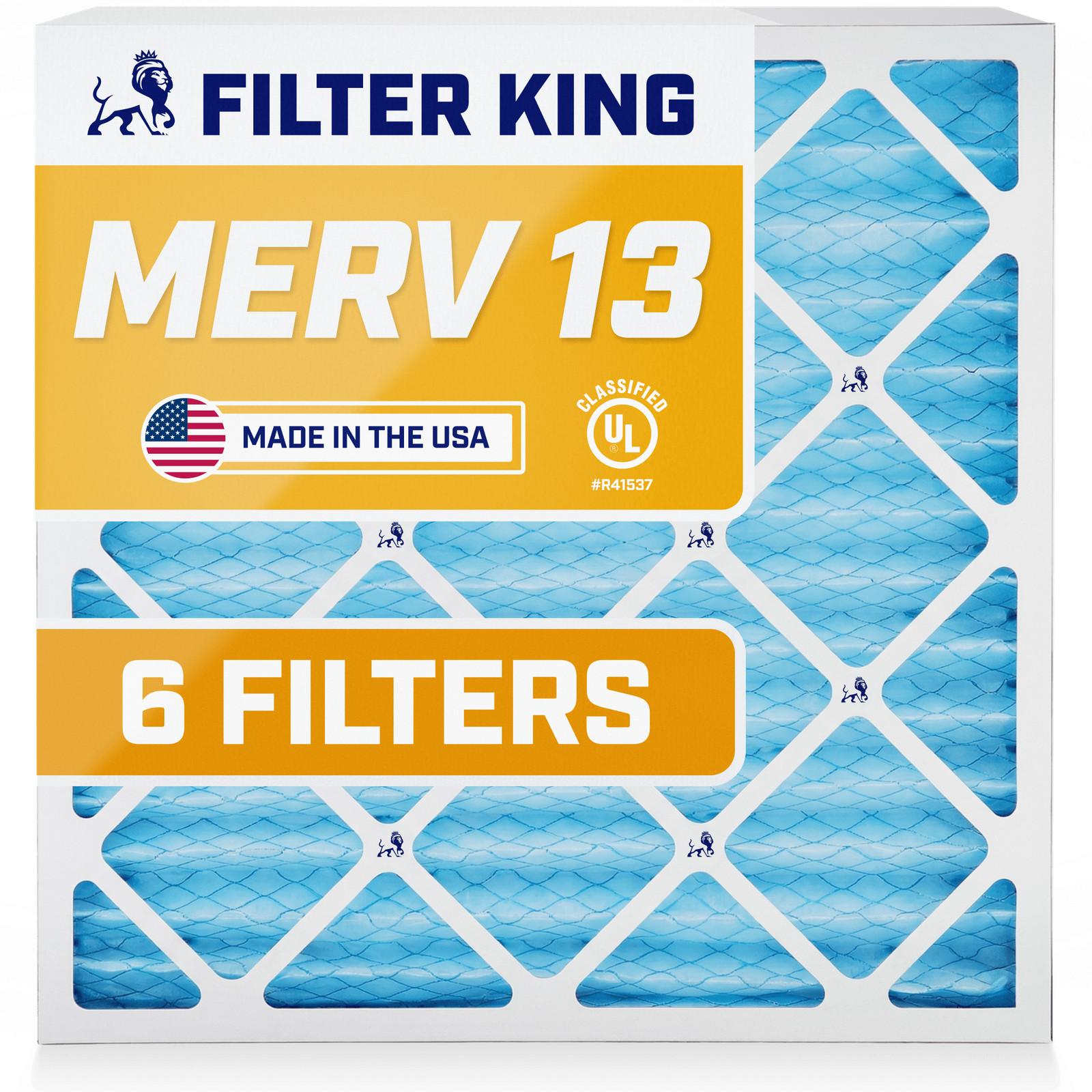 Filter King 21.5x23x1 Air Filter 6-PACK MERV 13 Actual Size 21.5 x 23 x .75" gallery