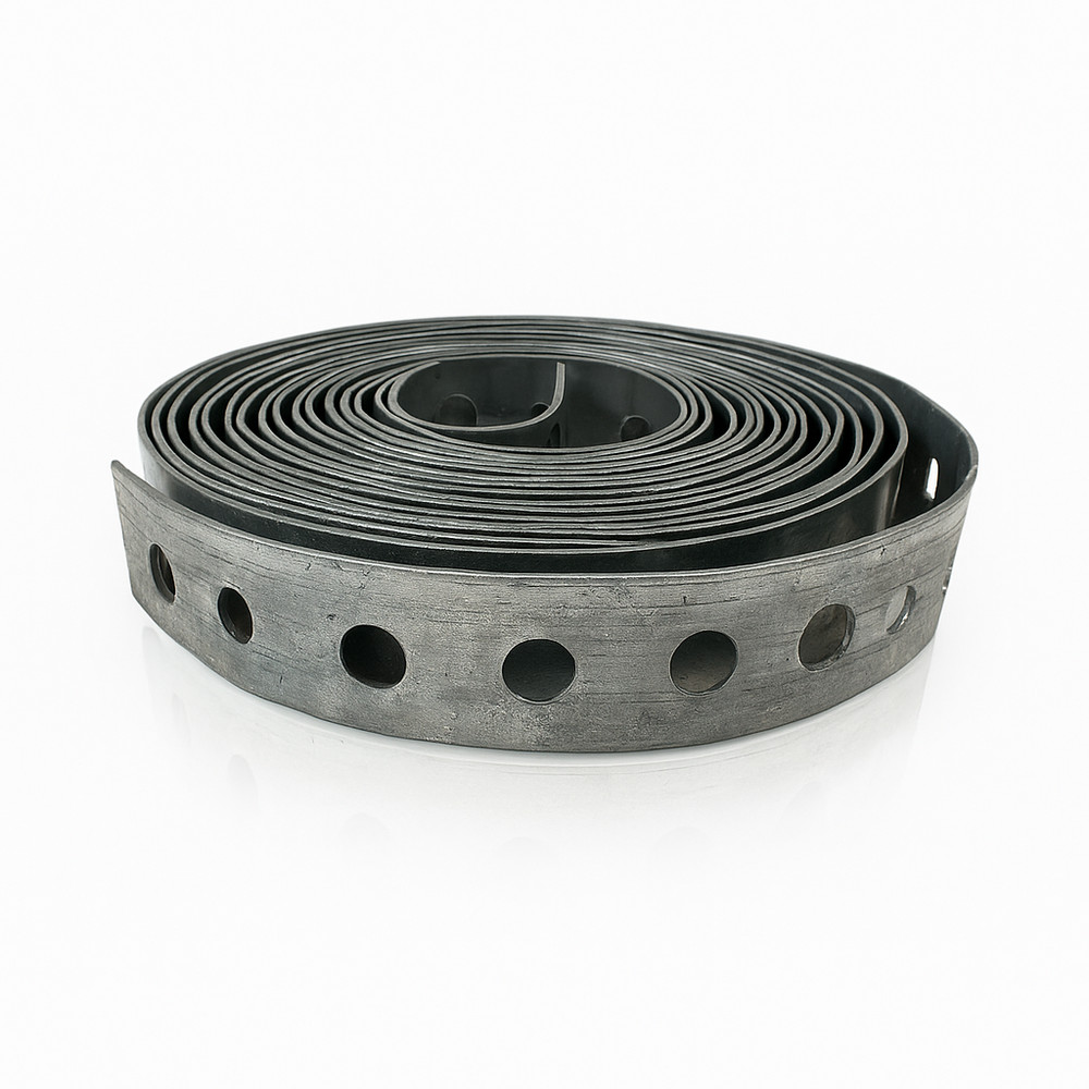 Galvanized Plumbers Tape – Perforated Metal Hanger Strap–3/4"x10 feet (28 Guage)