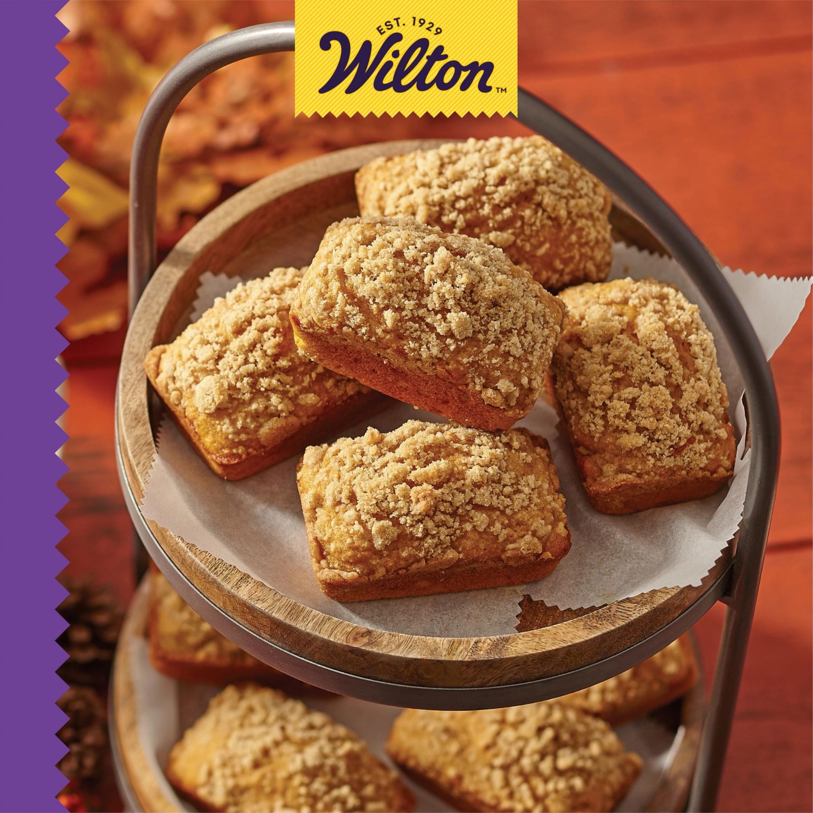 Wilton Gold Non-Stick Mini Loaf Pan, Stainless Steel Bakeware, Made without gallery