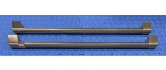 CAFE/GE BRUSHED BRONZE HANDLE KIT #CXMS2H2PNBZ FOR S/S REFRIGERATORS,C-pics&desc