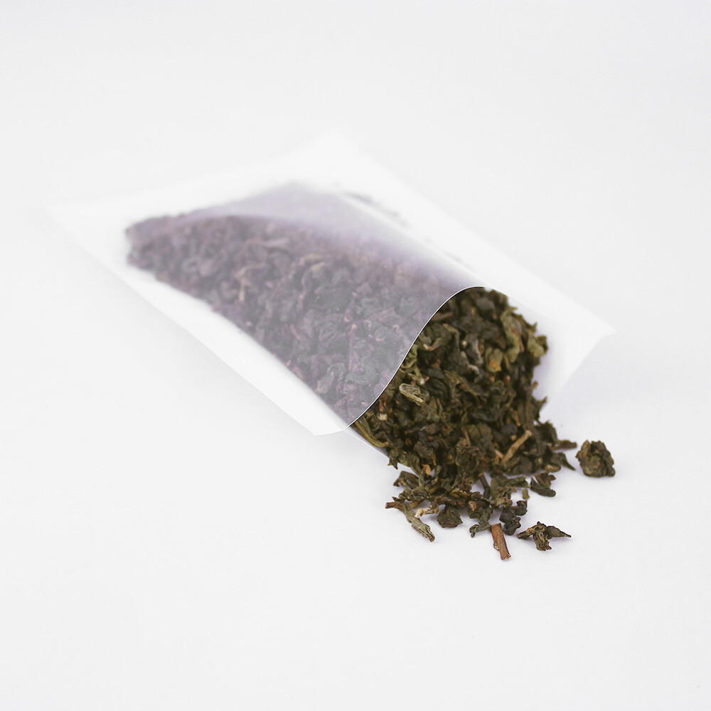 100 Clear White Mylar Tea Nut Coffee Sample Bags Heat Seal Open Fill Bags 2x3.5" gallery