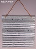 Patriotic American Flag Hanging Sign - 12 Inch Square MDF Wood on Metal gallery