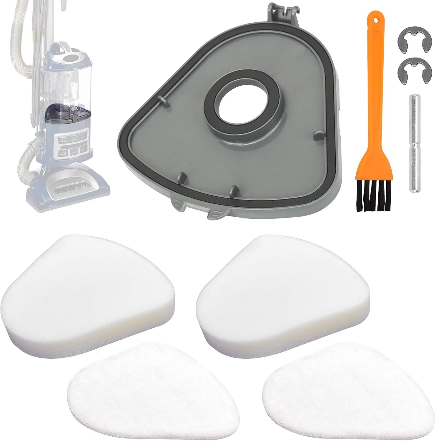 VACUUM DUST BUCKET COVER W/RPL FILTER FOR SHARK NAVIGATOR LIFT AWAY V-ACUUM W gallery