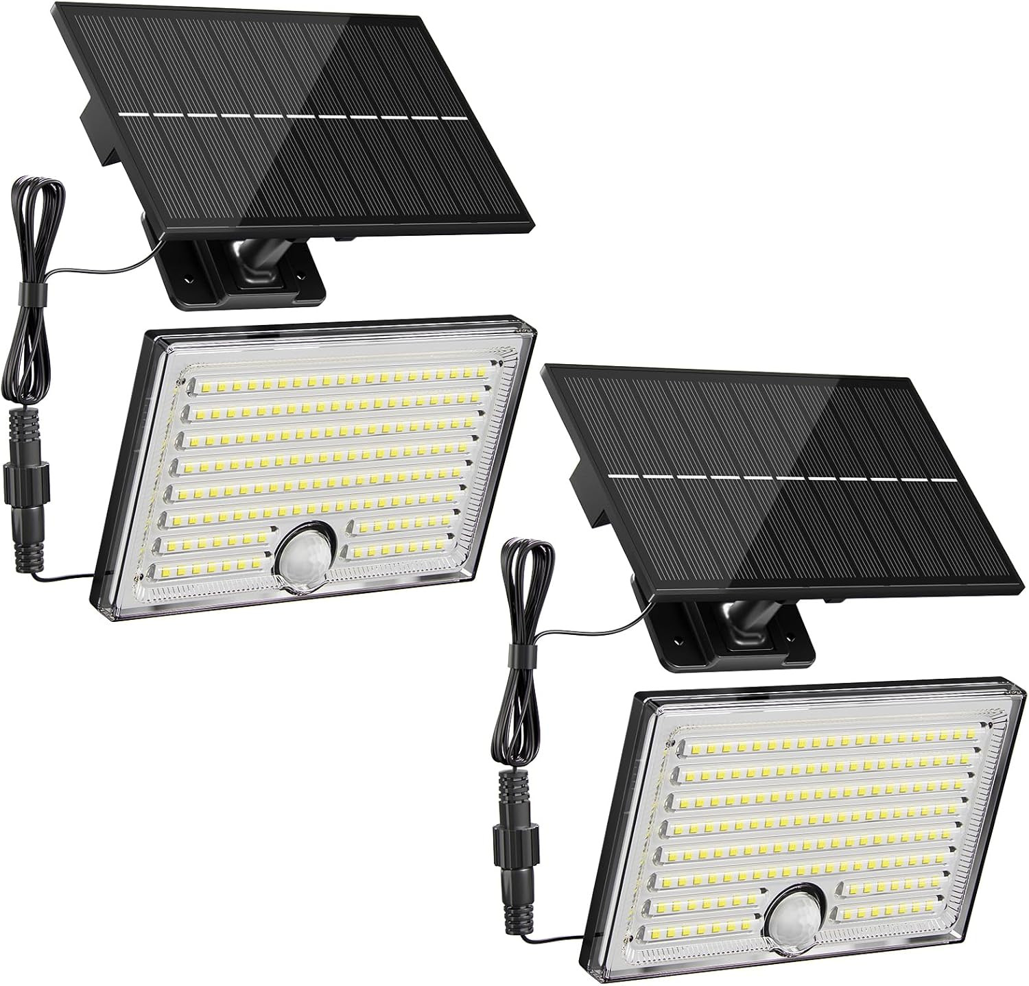 Mini Solar Lights Outdoor with Motion Sensor, 170-LED Solar Flood Lights Outdoor gallery