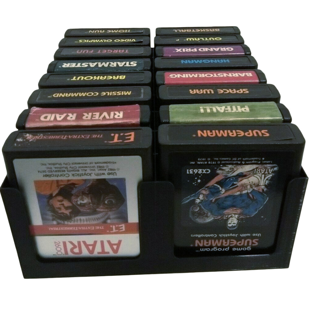 Atari 2600 Game Storage (Holds 16 Cartridges) Rack/Stand/Tray/Box gallery