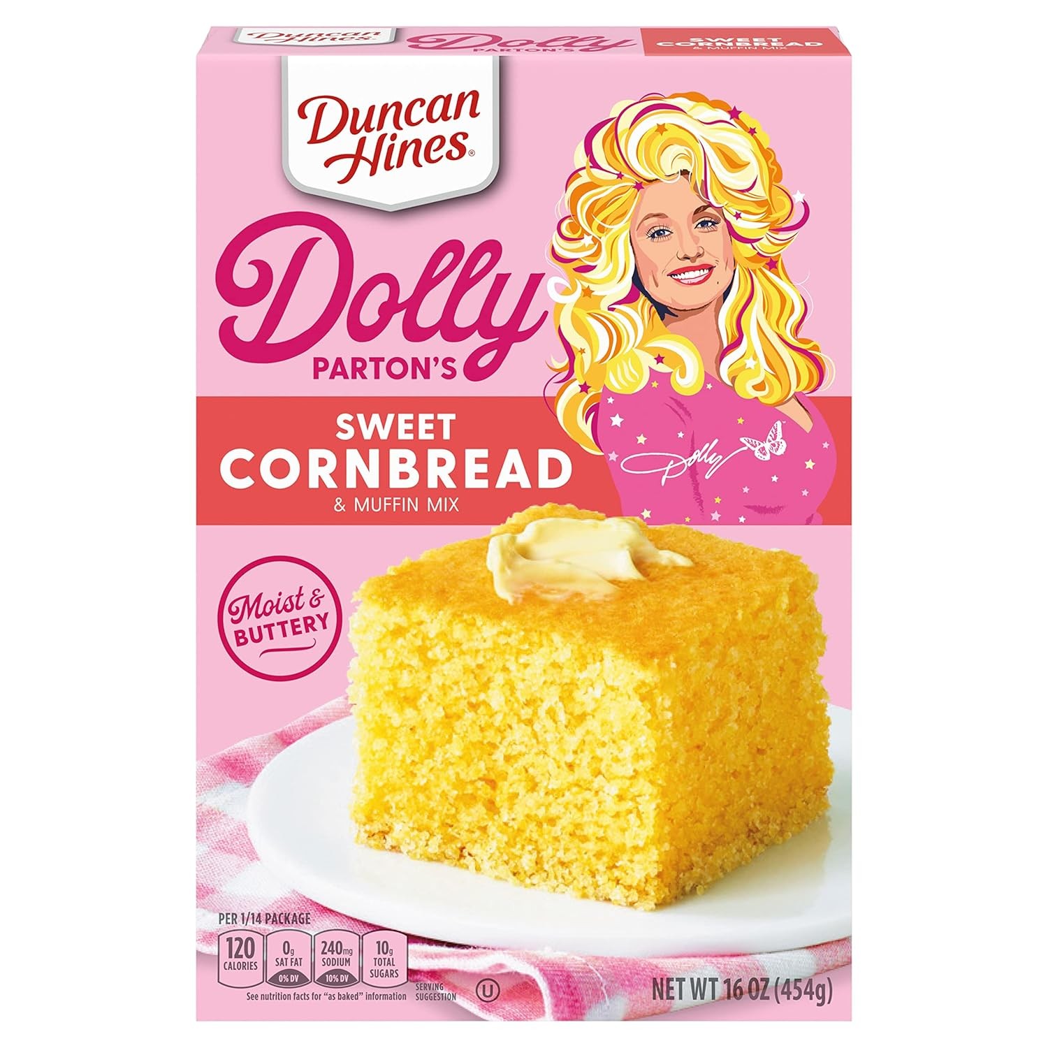 Duncan Hines Dolly Parton's Sweet Cornbread & Muffin 16 Ounce (Pack of 1) gallery