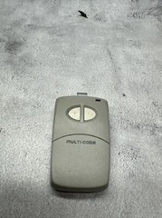 Multicode By Linear Garage Door Opener Remote Control EF4 NE02X4 Multi-Code Gray