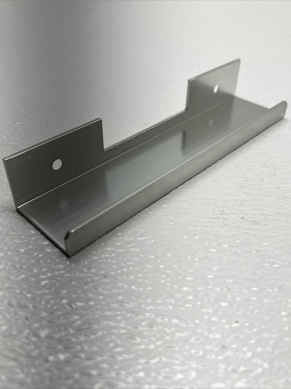 Brushed Satin Nickel Finger Edge Pulls Aluminum Cabinet Door Handle Modern 6” gallery