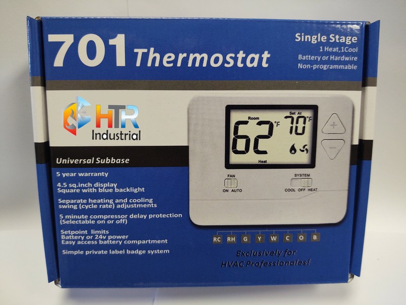 Digital Wall Electronic Non Programmable Thermostat STN-701 Heat / Cool gallery