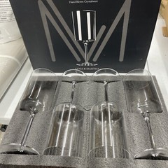 (4) Red Wine Glasses Set Premium Crystal Wine Glasses Hand Blown-15 Oz S22