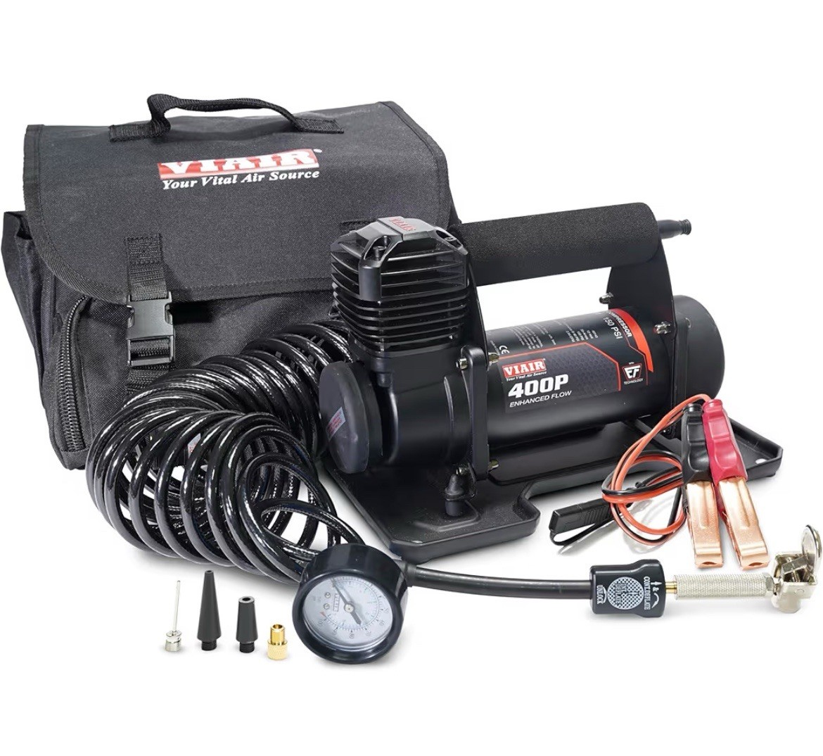 VIAIR 400P EF Enhanced Flow - 40143 Tire Inflator Portable Offroad Air Compress gallery