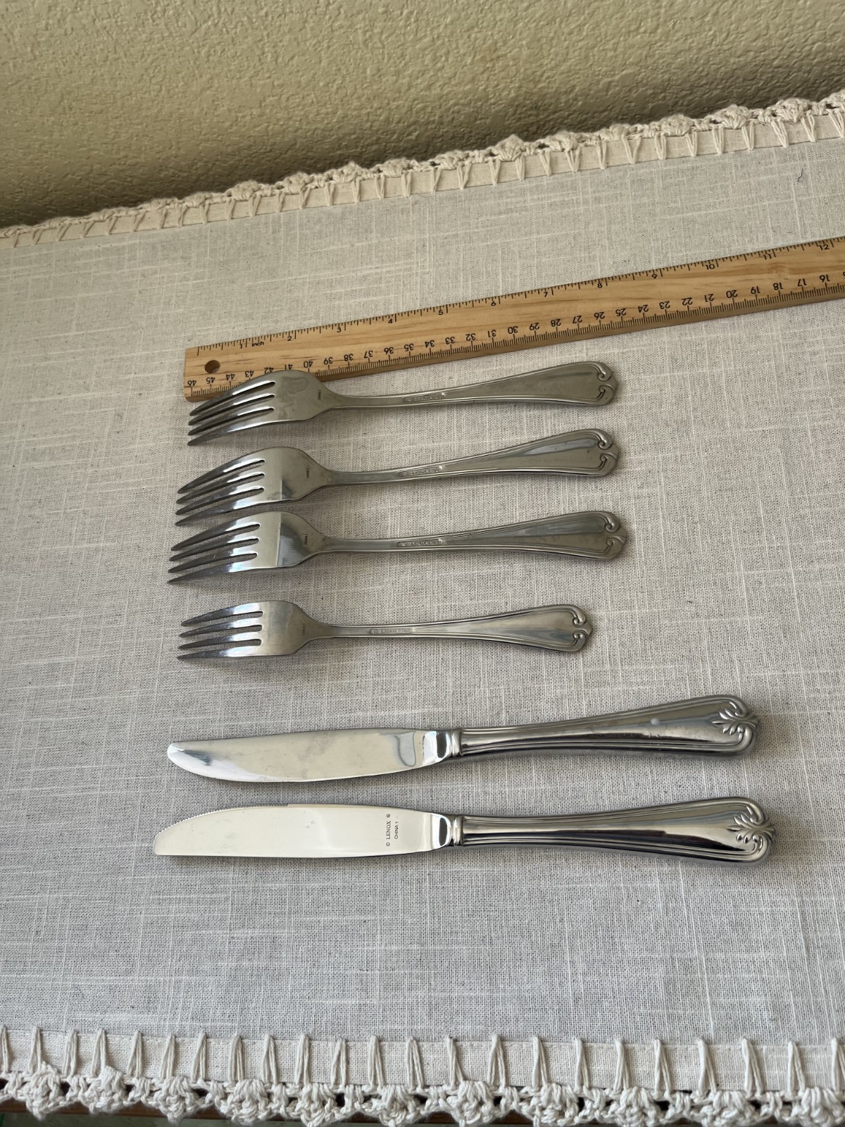 Lenox Butlers Gourmet Stainless Flatware Limited SIX Misc Pieces gallery