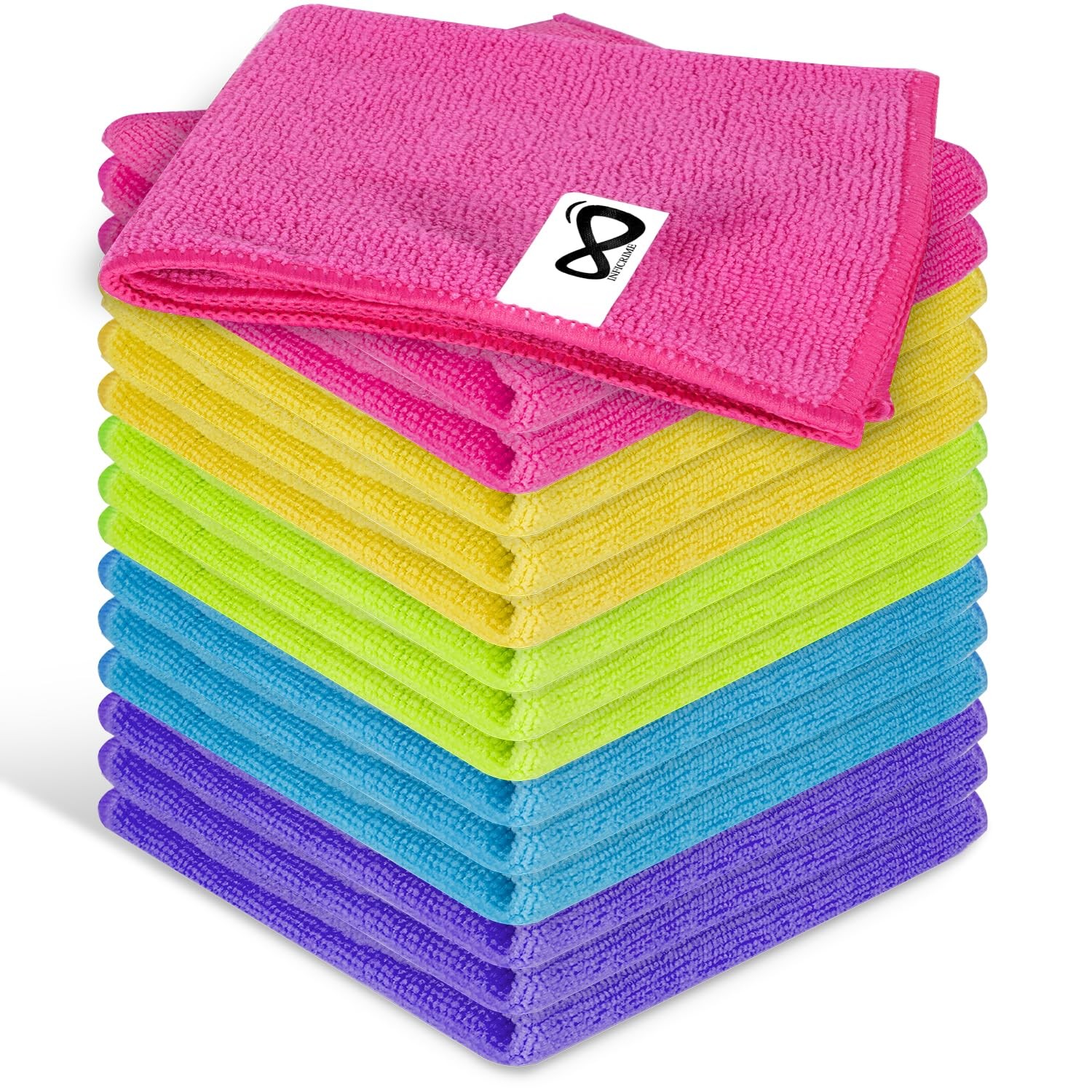 Microfiber Cleaning Cloths, 15 Pack Cleaning Rags, Wet and Dry Use Cleaning T... gallery